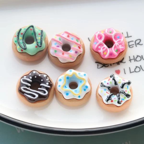 Adorable Mini Donut Shaped Refrigerator Magnets - Image 3